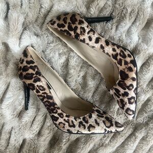 Marc Fisher Leopard Print Heels | Designer Footwear | Size 9